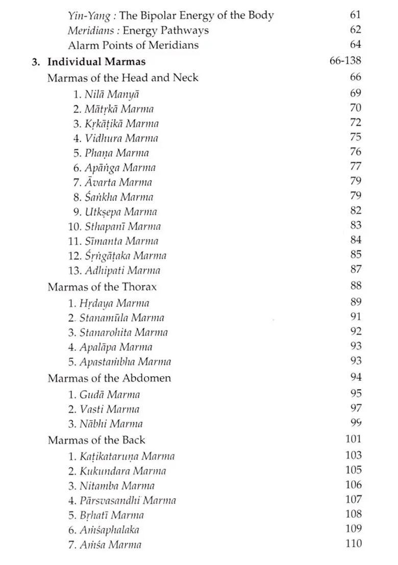 Anatomy of Marma- Marmavyakarana Sarira (Vital Parts or Organs) - Indya