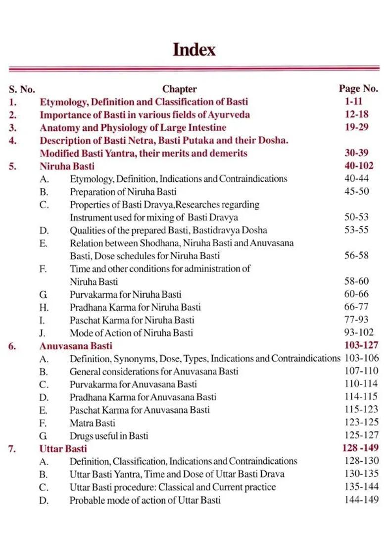 Basti-Siddhi (A Text Book On Basti) - Indya