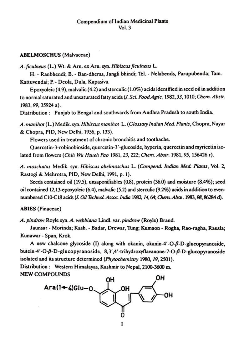 Compendium of Indian Medicinal Plants 1980-1984 in Volume 3 (An Old and Rare Book) - Indya