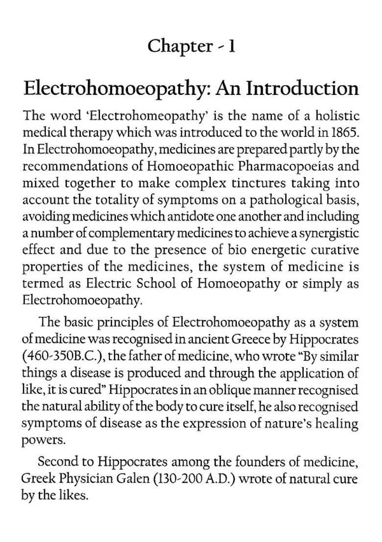 Materia Medica and Practice of Medicine in Electro Homoeopathy (Alternative Therapy Sequel 8) - Indya