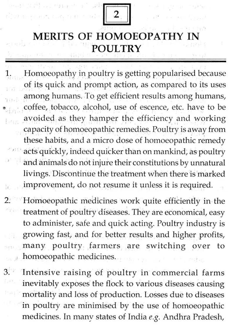 Poultry Homoeopathy - Indya