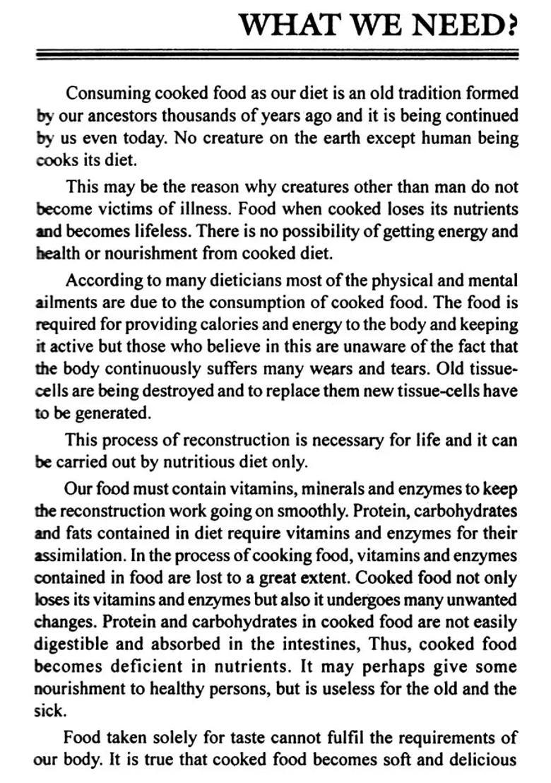 Cure by Fruits Vegetables- The Shortest and Simplest Way to Perfect Health - Indya