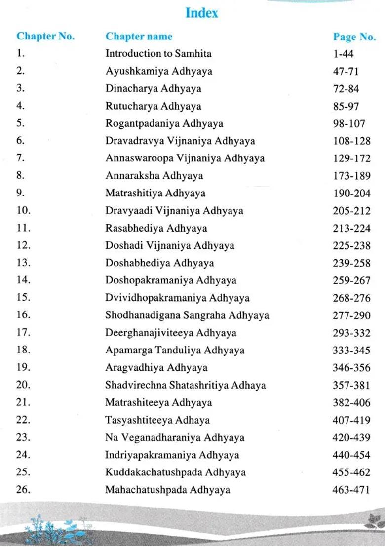 Samhita Adhyayan 1 (Study of Ayurveda Classical Text) - Indya