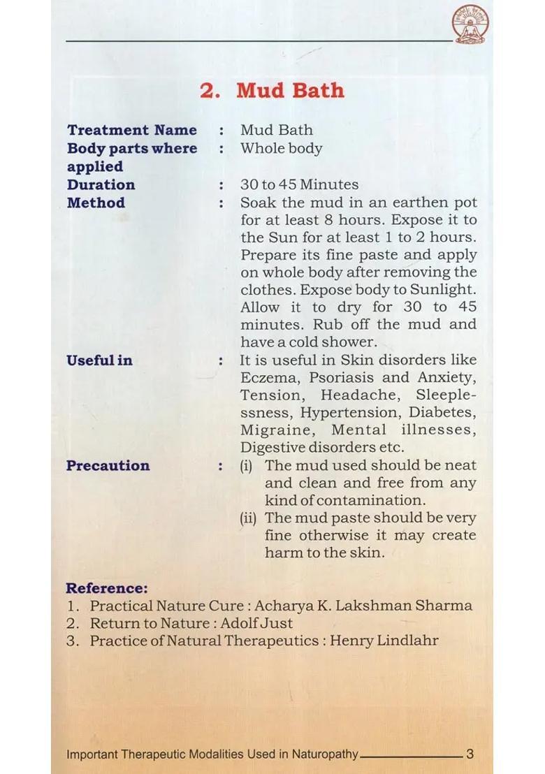 Important Therapeutic Modalities Used in Naturopathy - Indya