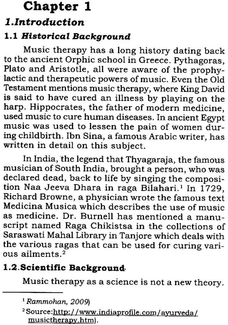 Music and Medicine (Healing Brain Injury Through Ragas - A Study) - Indya