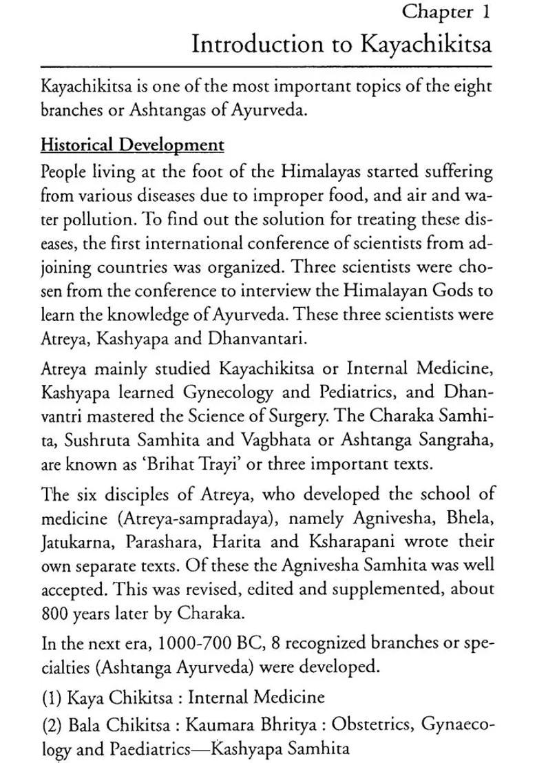 A Textbook of Kayachikitsa 3 Volumes - Indya