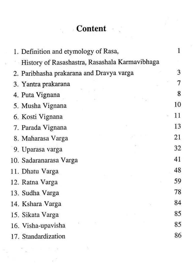 Hand Book of Rasashastra - Indya