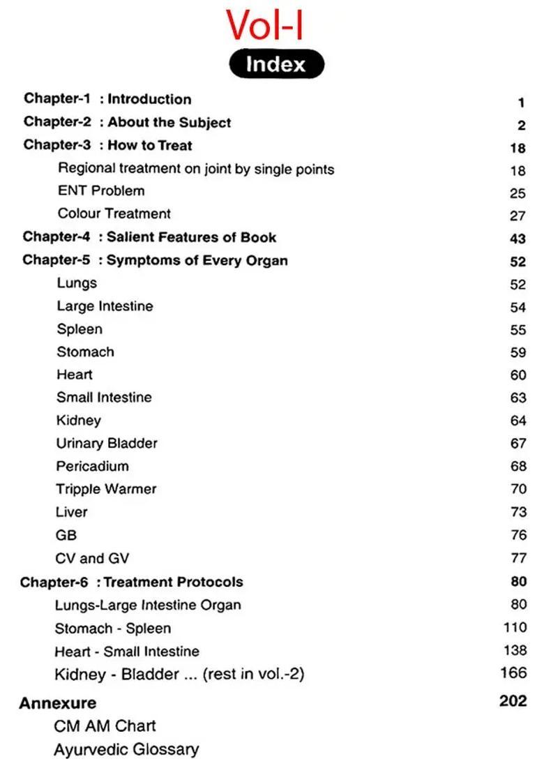 Ayurvedic Acupressure- Chinese Meridians in Ayurvedic Mould (Set of 2 Volumes) - Indya