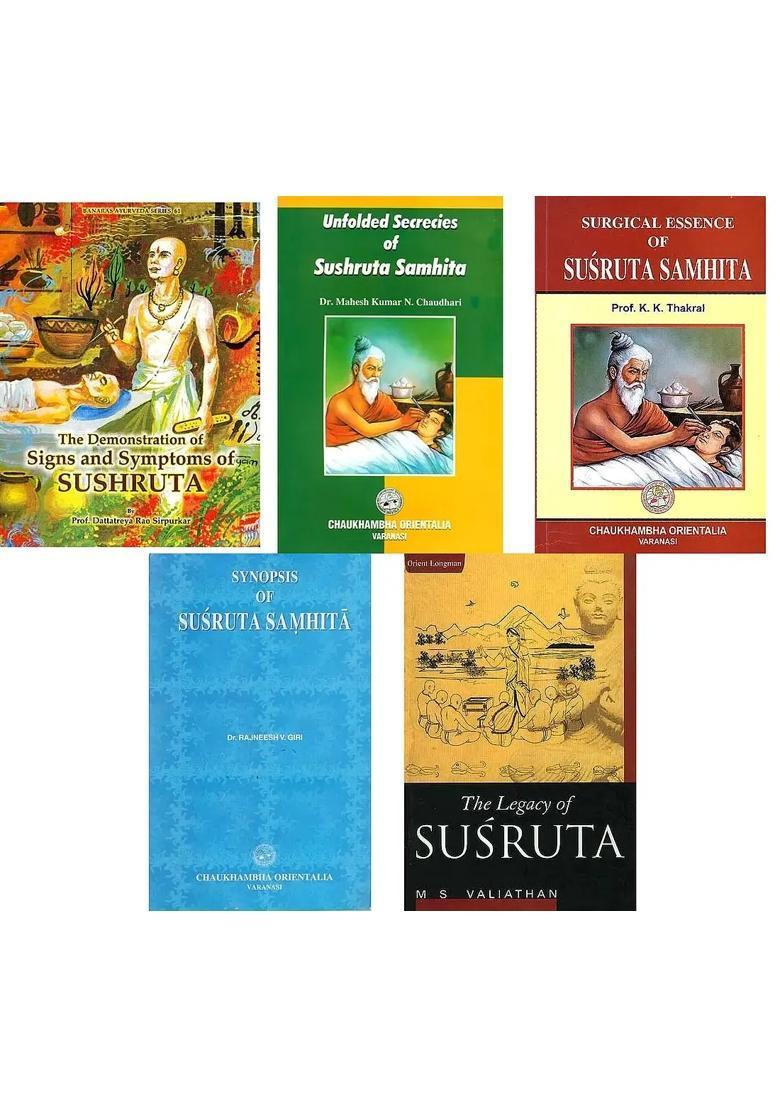 Studies on Susruta Samhita (Set of 5 Books) - Indya