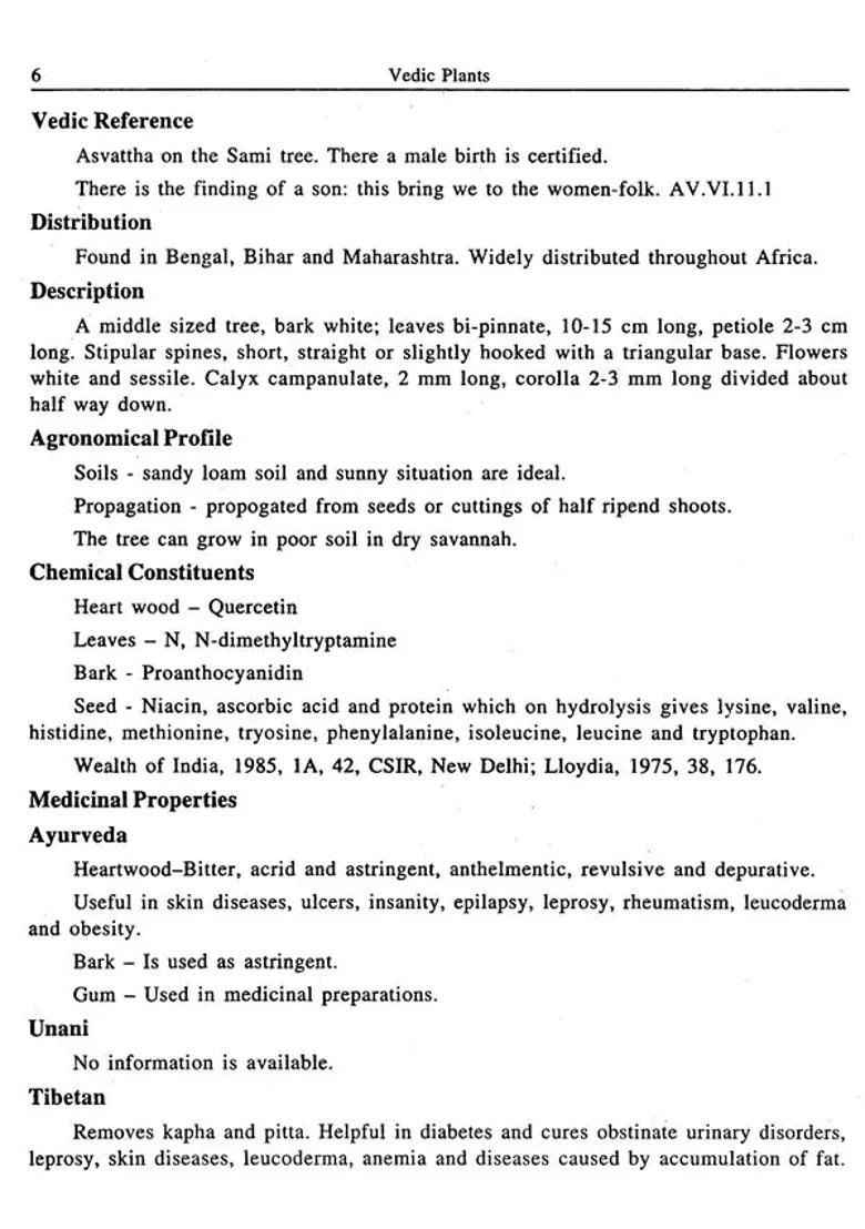 Vedic Plants Medicinal and Other Uses - Indya