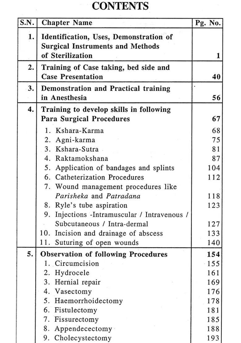 Clinical Approach in Shalya Tantra - Indya