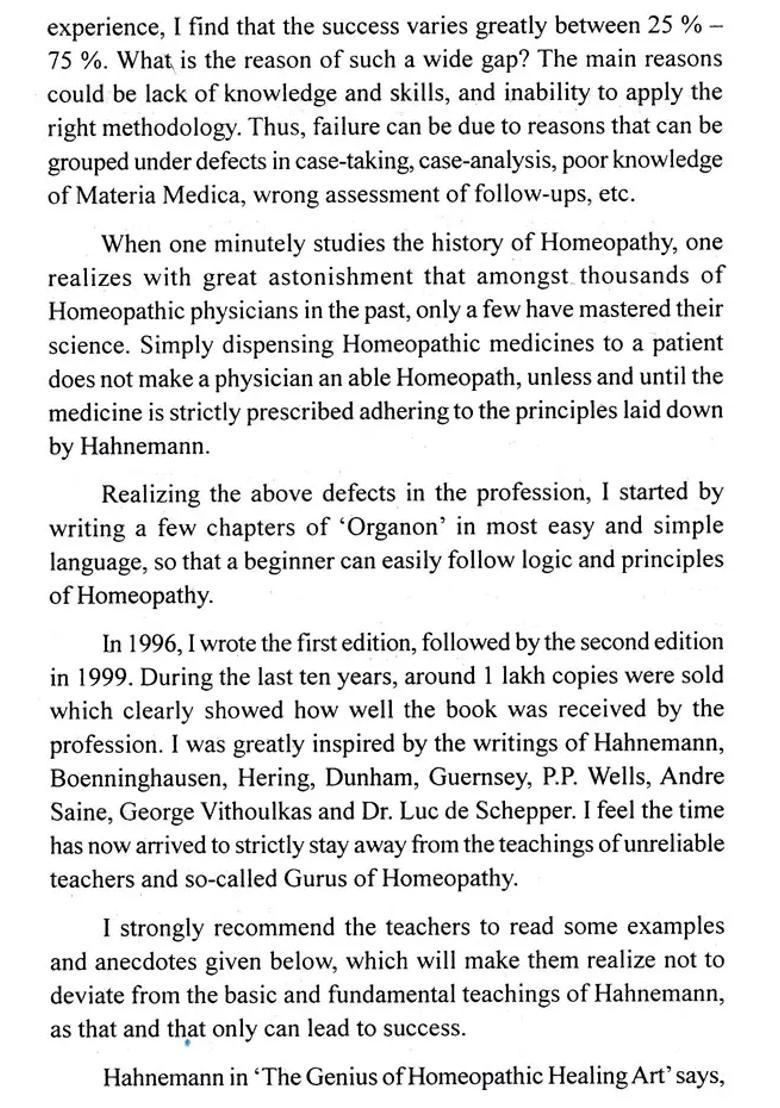 Clinical Organon of Medicine (Logic and Principles of Homeopathy in Easy and Simple Language) - Indya