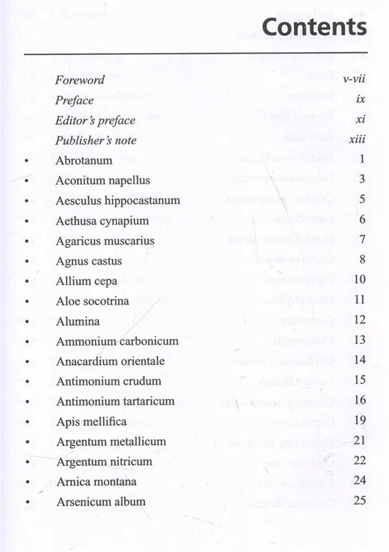 Treasures of Homoeopathic Materia Medica A Brief Indication of 140 Homoeopathic Remedies - Indya