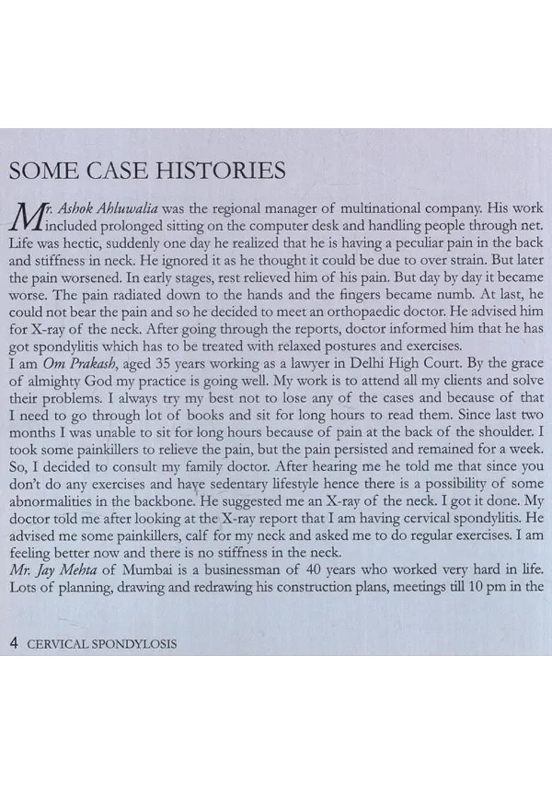 Cervical Spondylosis (Practical Tips to Solve Neck Pain and Giddiness) - Indya