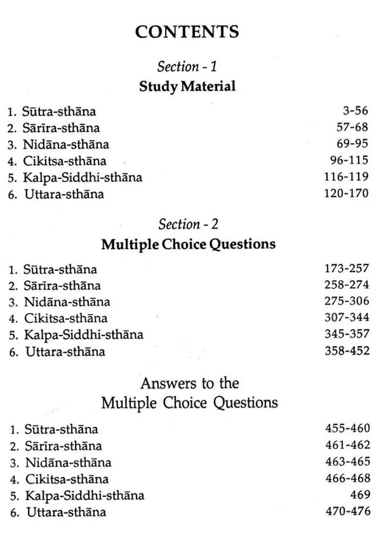 Astanga-Hrdayam Prasnavli (Study Material MCQ) - Indya