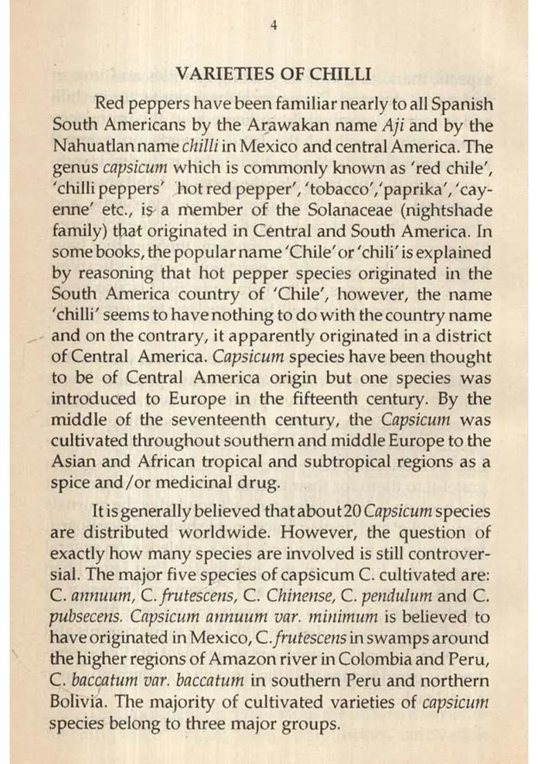 Chilli- Traditional Family Medicine Health Series (An Old and Rare Book) - Indya