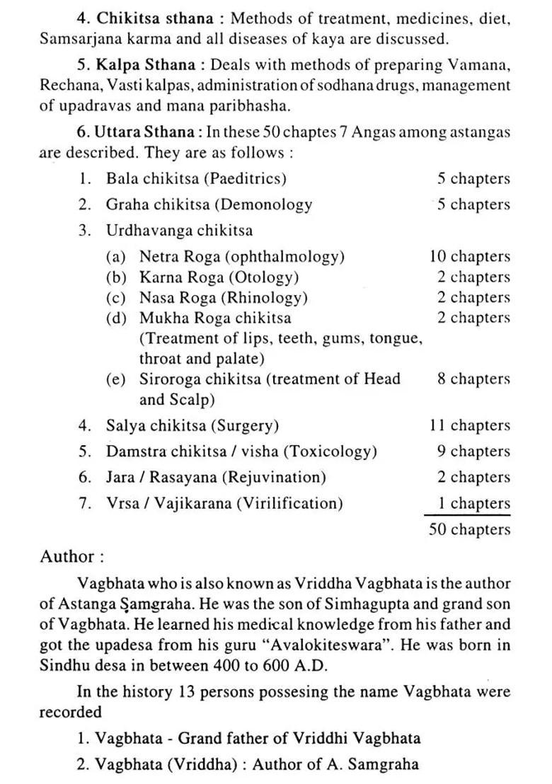 Ashtanga Samgraha (Multiple Choice Questions for Degree Examinations and Post-Graduate Entrance Test) - Indya