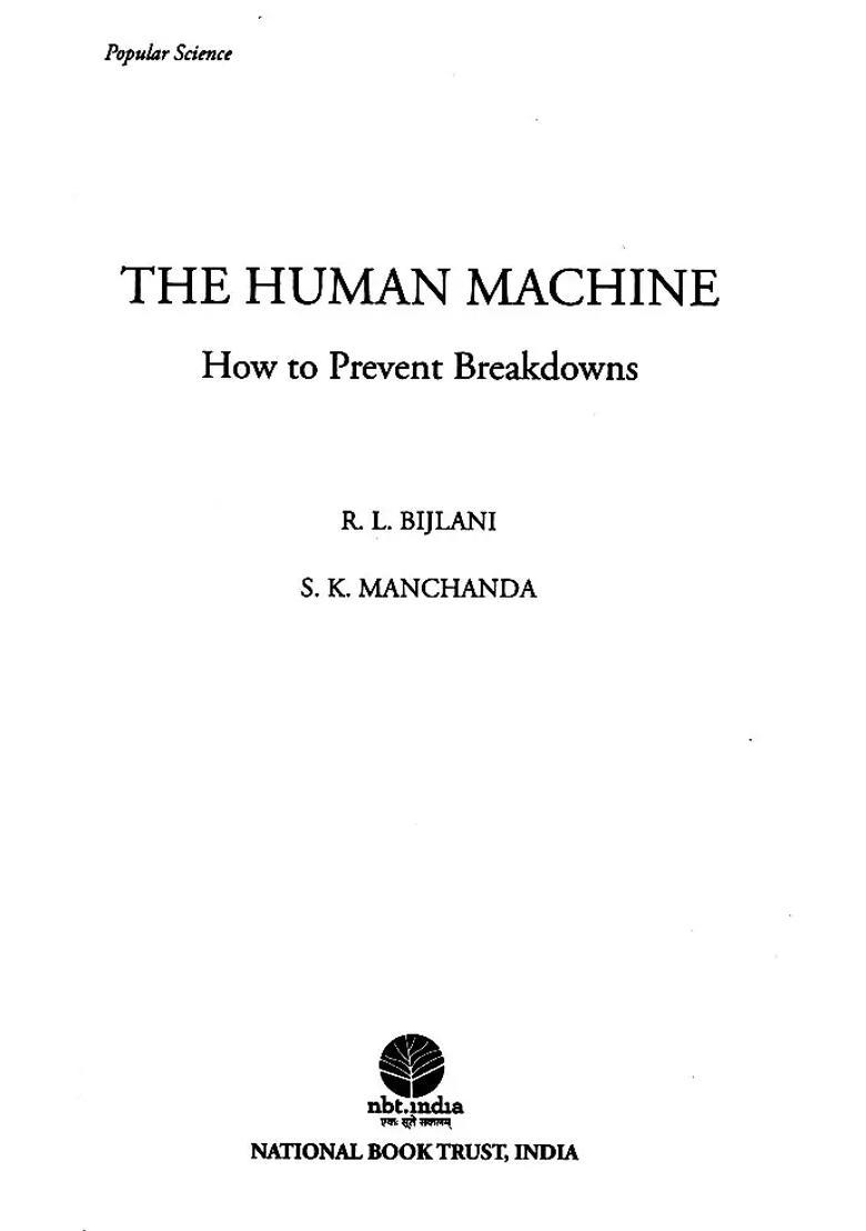 The Human Machine How to Prevent Breakdowns - Indya
