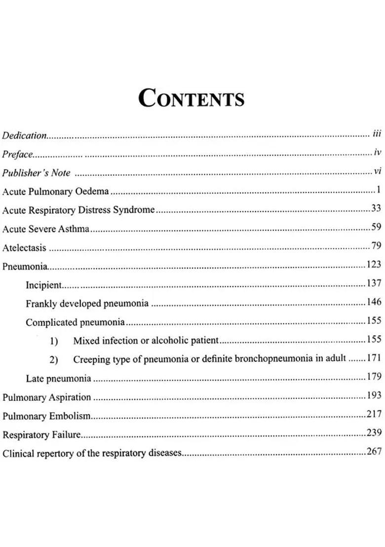 Clinical Therapeutics of Acute Respiratory Diseases - Indya
