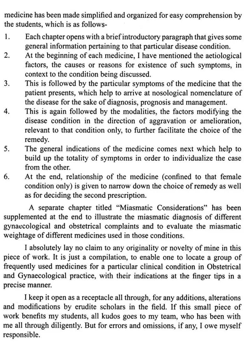 Handbook of Homoeopathic Therapeutics on Obstetrics and Gynaecology - Indya