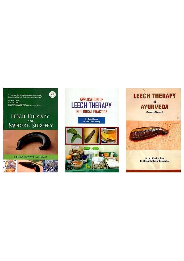 Set of 3 Books on Leech Therapy - Indya