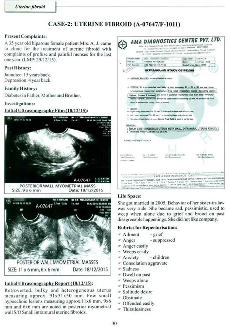 Evidence Based Research of Homoeopathy in Gynaecology - Indya
