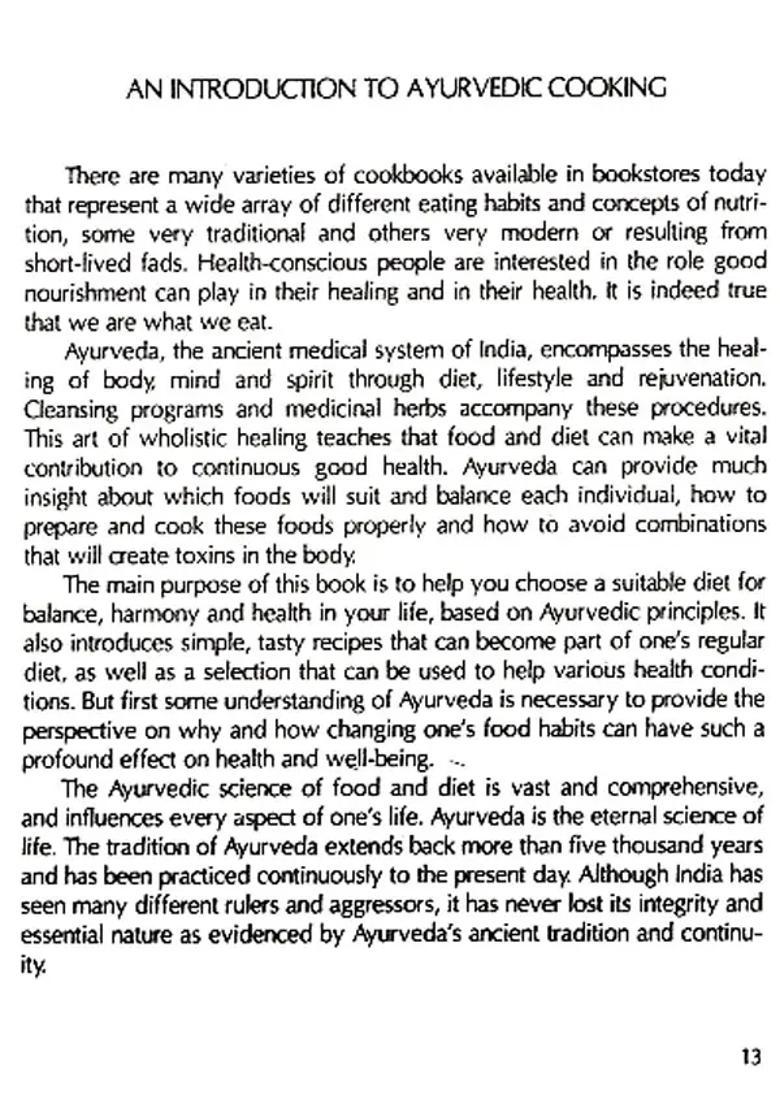 Ayurvedic Cooking for Self Healing - Indya