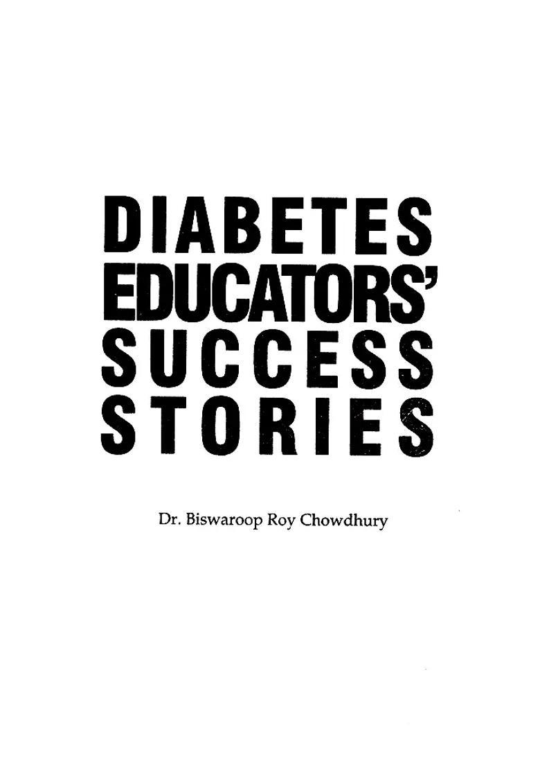 Diabetes, Educators Success Stories - Indya