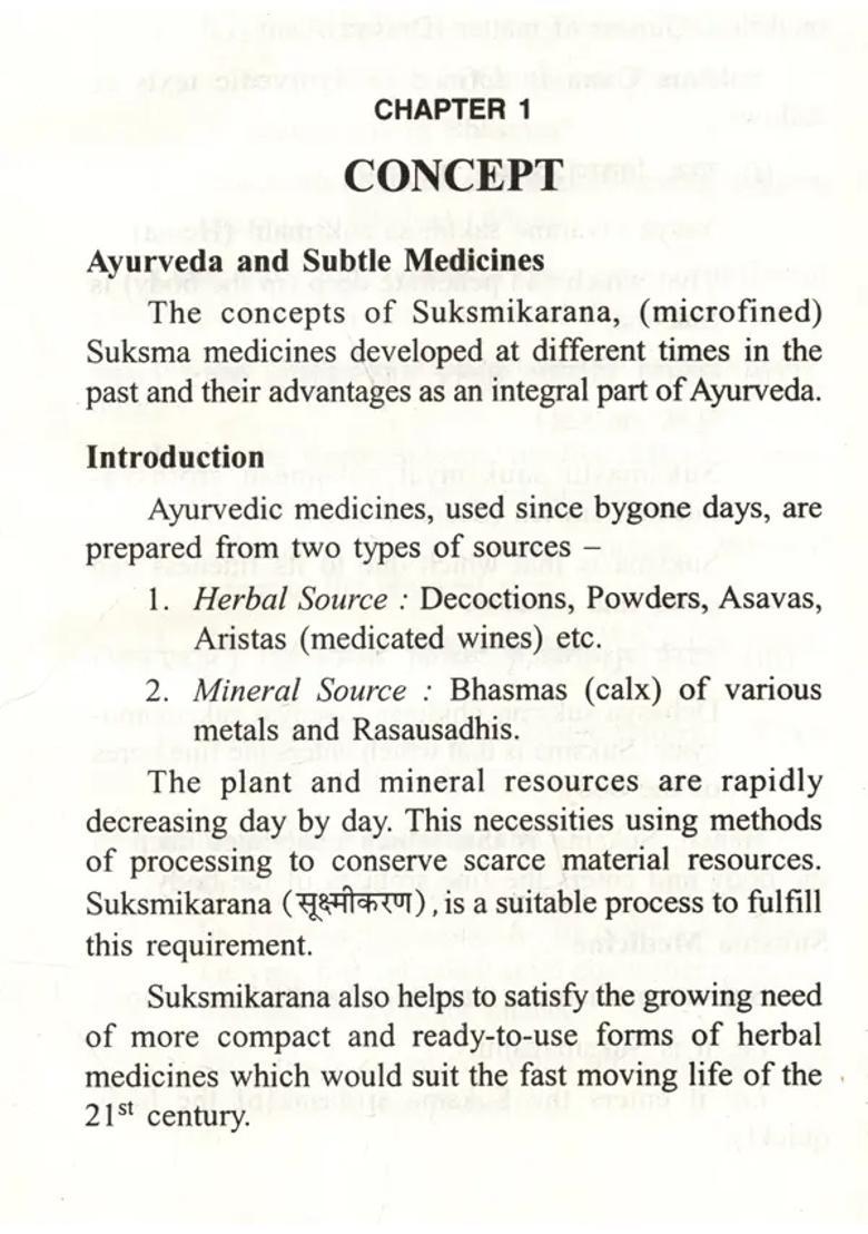 Ayurvedic Subtle (Sookshma) Medicines - Indya