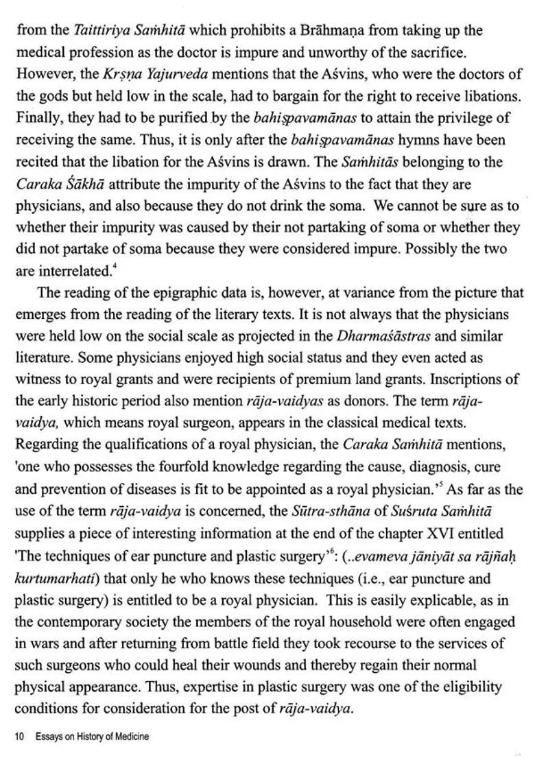 Essays on History of Medicine - Indya