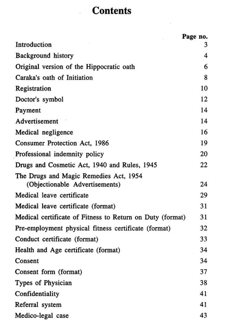 Medico-Legal Aspects- For Ayurvedic Medical Practitioners - Indya