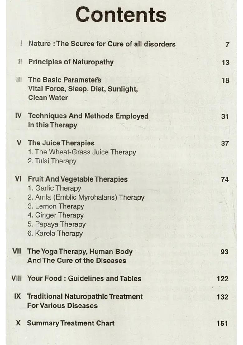 Nature Cure For Health Happiness - Indya