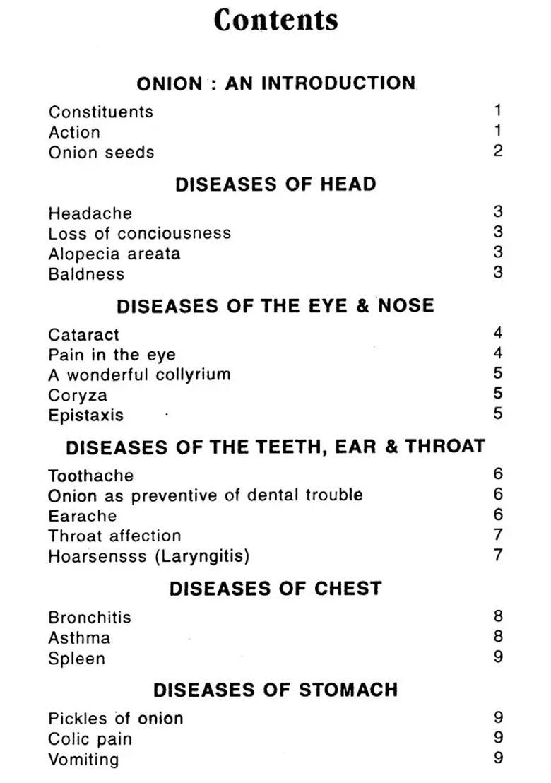 Miracles Of Onion (An Old Book) - Indya