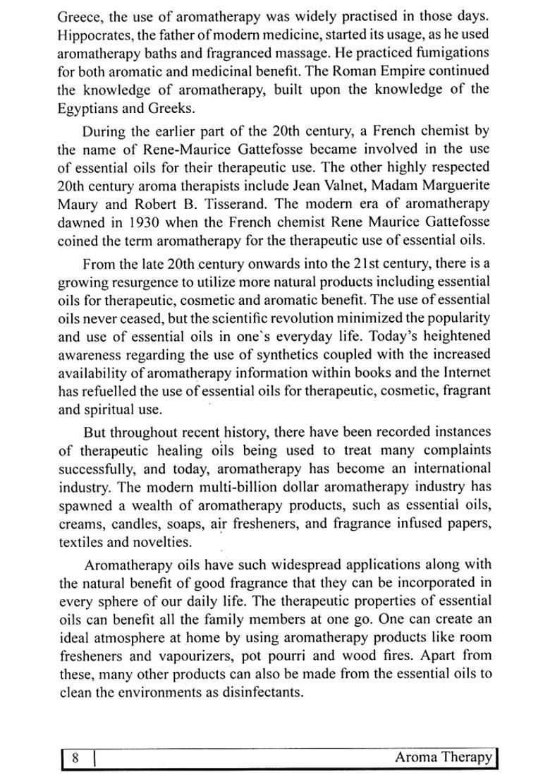 Aroma Therapy in Everyday Life (Alterbative Therapy Health Series) - Indya