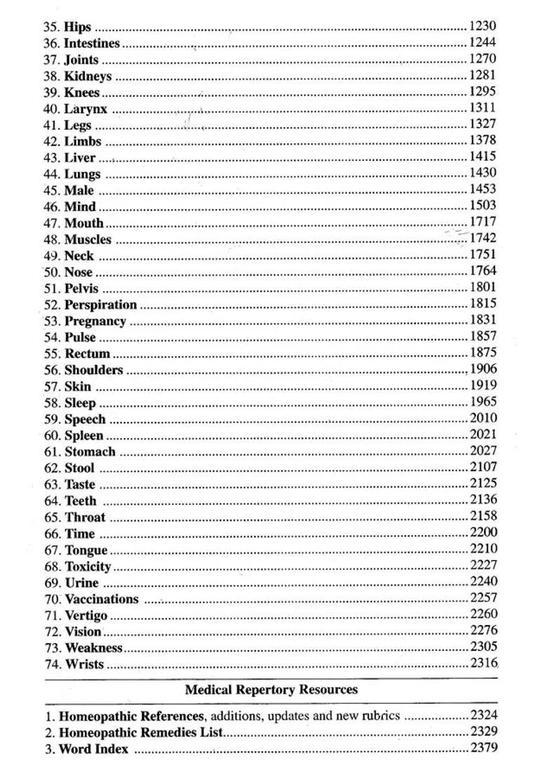 Homeopathic Medical Repertory-A Modern Alphabetical and Practical Repertory - Indya
