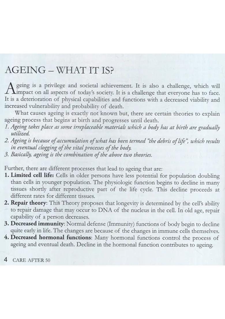 Care After 50- How to Enjoy Good Health Till You Live - Indya