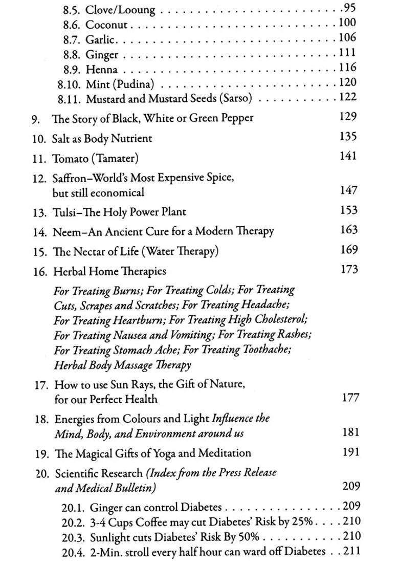 Natural Domestic Remedies for a Healthy Long Life (Blessings from Ayurveda) - Indya