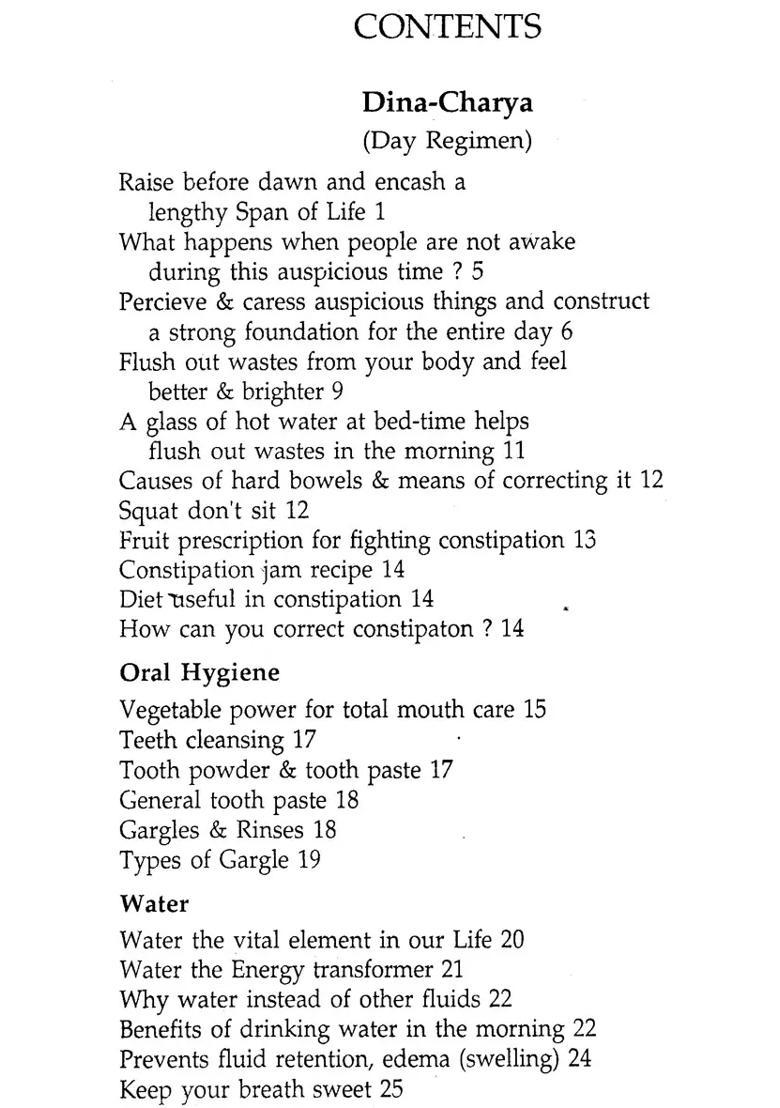 Ayurvedic Health Codes (The Natural Way For Better Health Care Today) - Indya