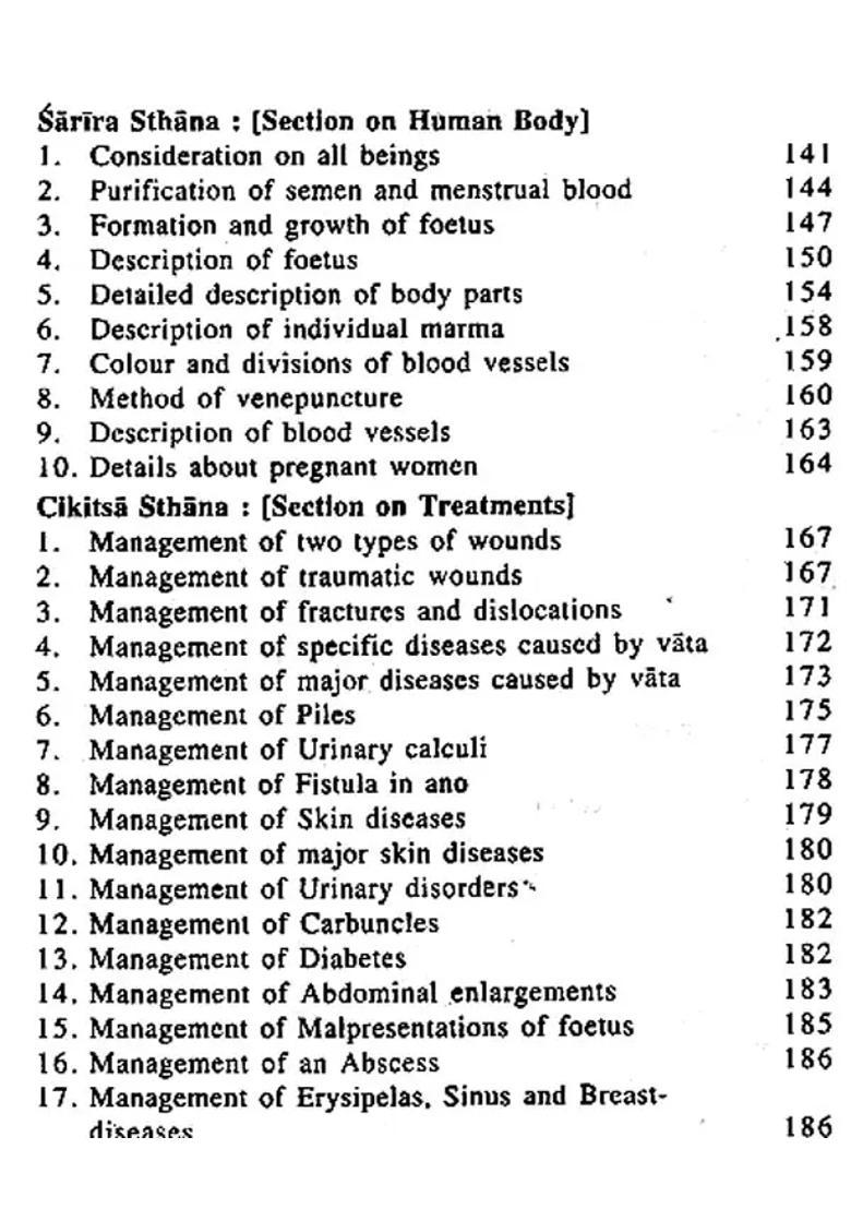 Synopsis of Susruta Samhita - Indya