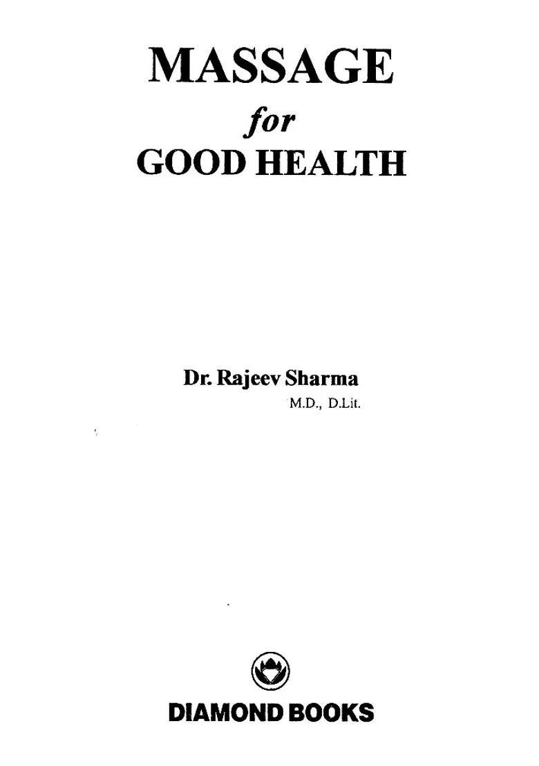 Massage For Good Health - Indya