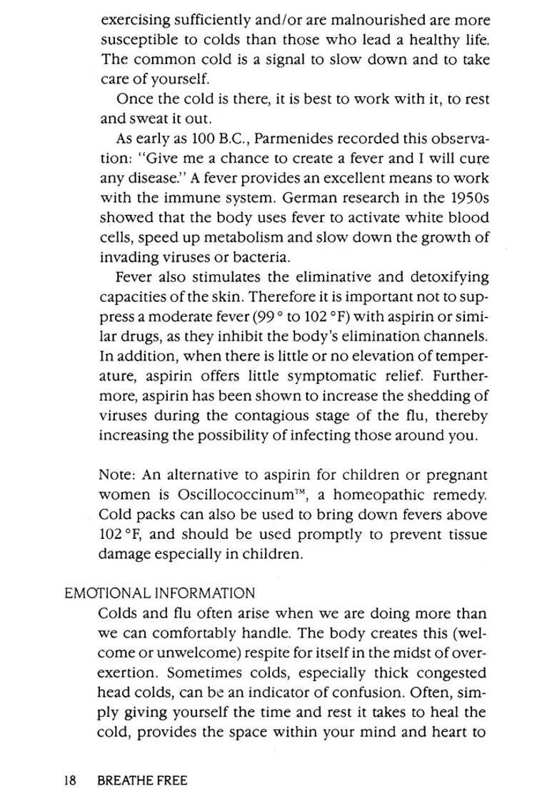 Breathe Free (Nutritional and Herbal Care for Your Respiratory System) - Indya