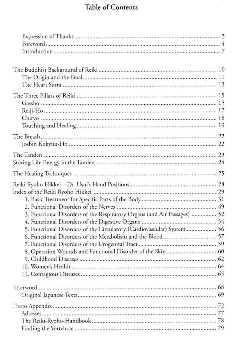 The Original Reiki Handbook of Dr Mikao Usui - Indya