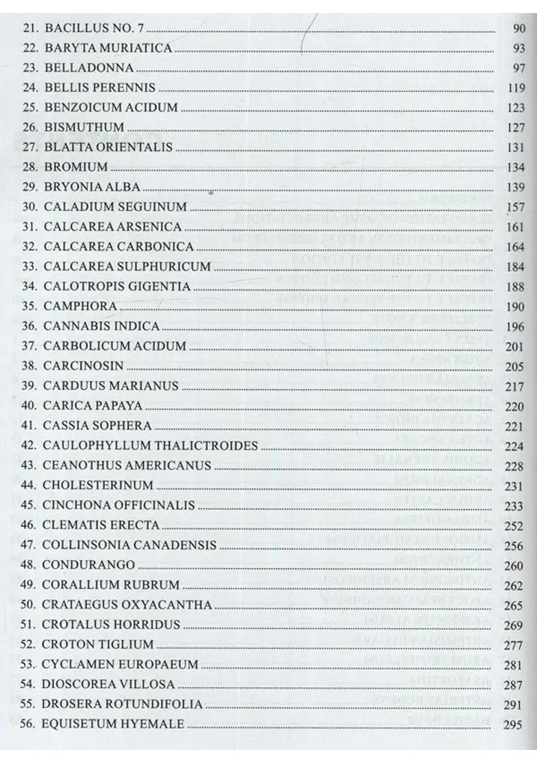 Synoptic Memorizer of Materia Medica (Revised Enlarged Edition with Comparative Materia Medica) - Indya
