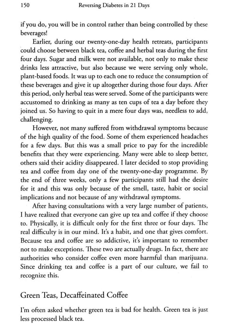 Reversing Diabeties in 21 Days (A Nutrition Based Approach to Diabetes and Related Problems) - Indya