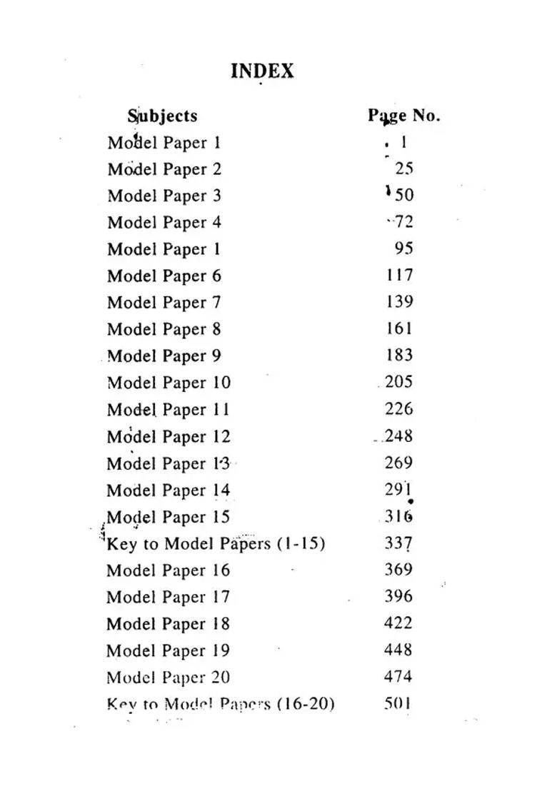 Model Papers For Ayurvedic Competitive Examinations - Indya