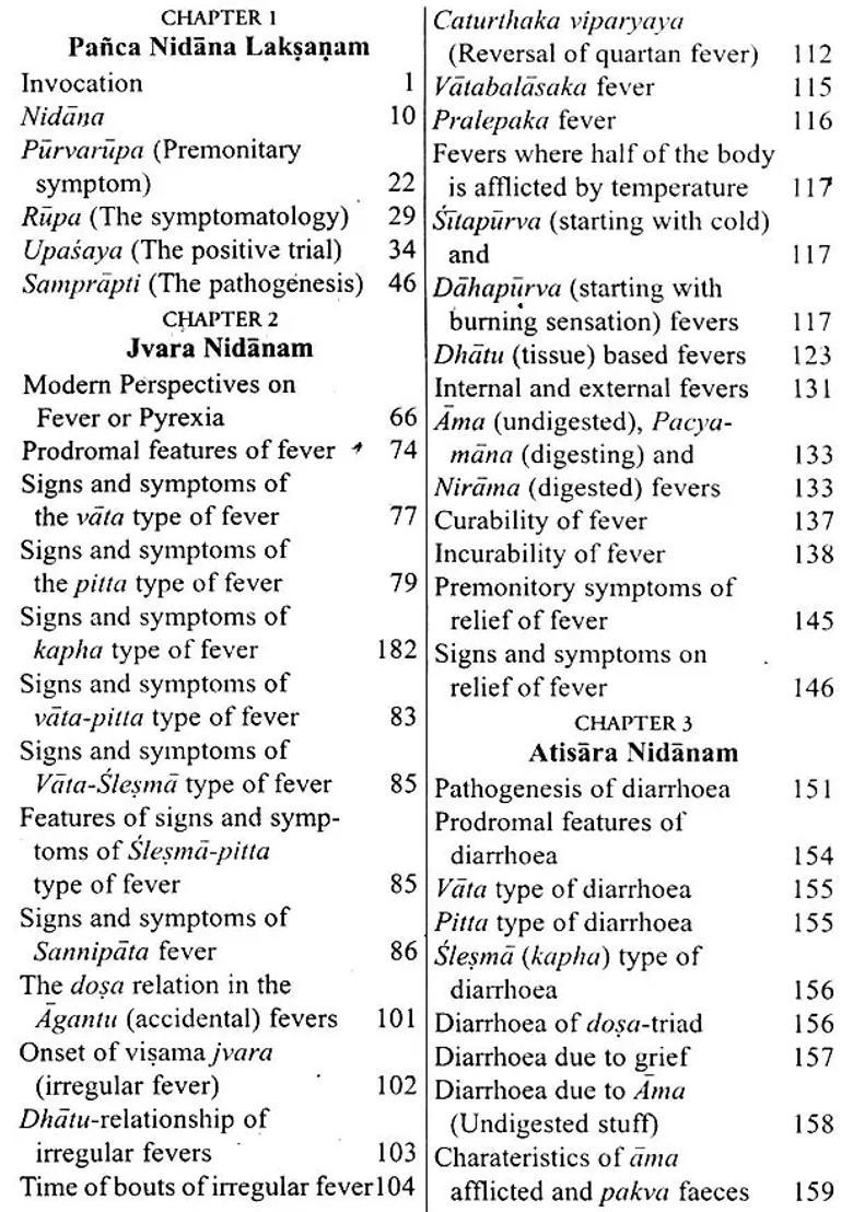 Ayurvedic Diagnostics - Madhava-Nidana of Madhavakara With the Commentary Madhukosa (Set of Two Volumes) - Indya