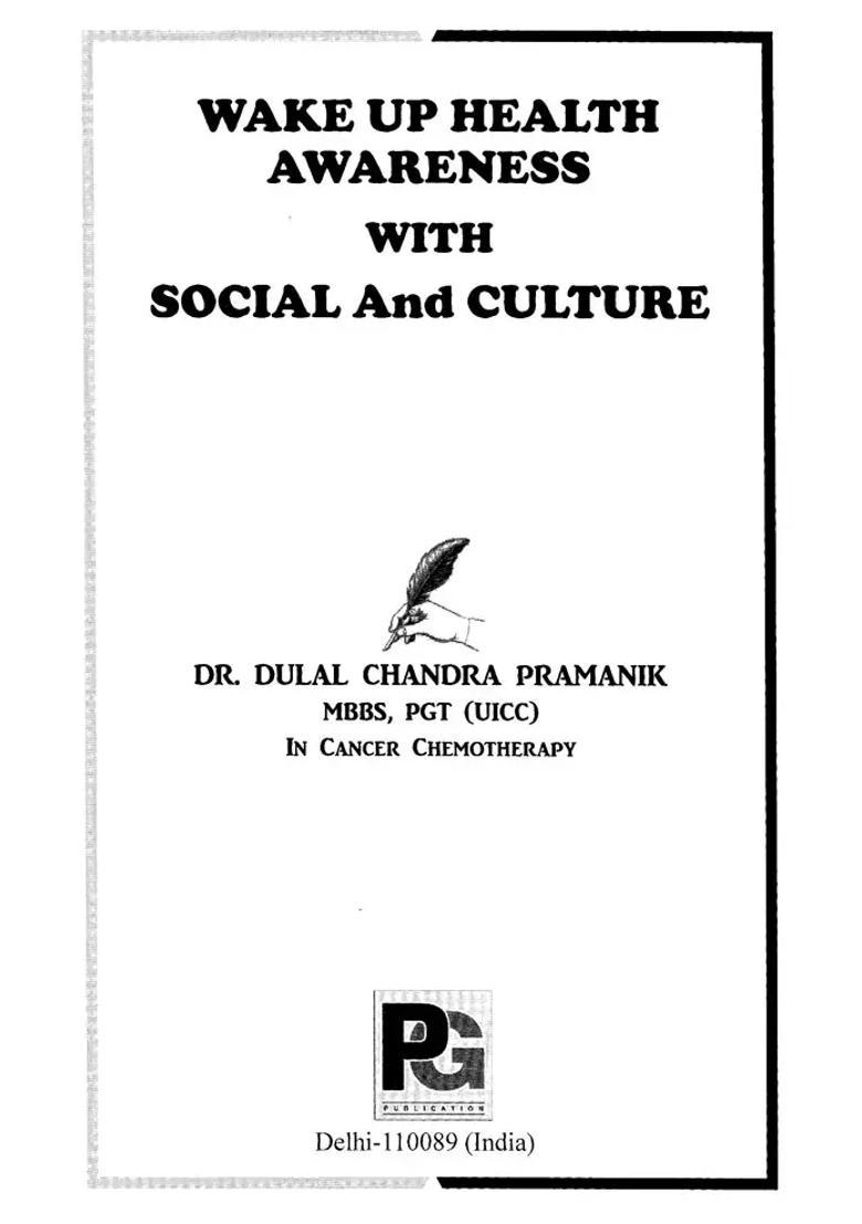 Wake Up Health Awareness with Social and Culture - Indya