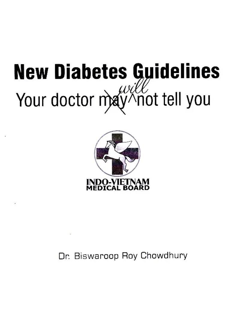 New Diabetes Guidelines- Your Doctor Will Not Tell You (Indo-Vietnam Medical Board) - Indya