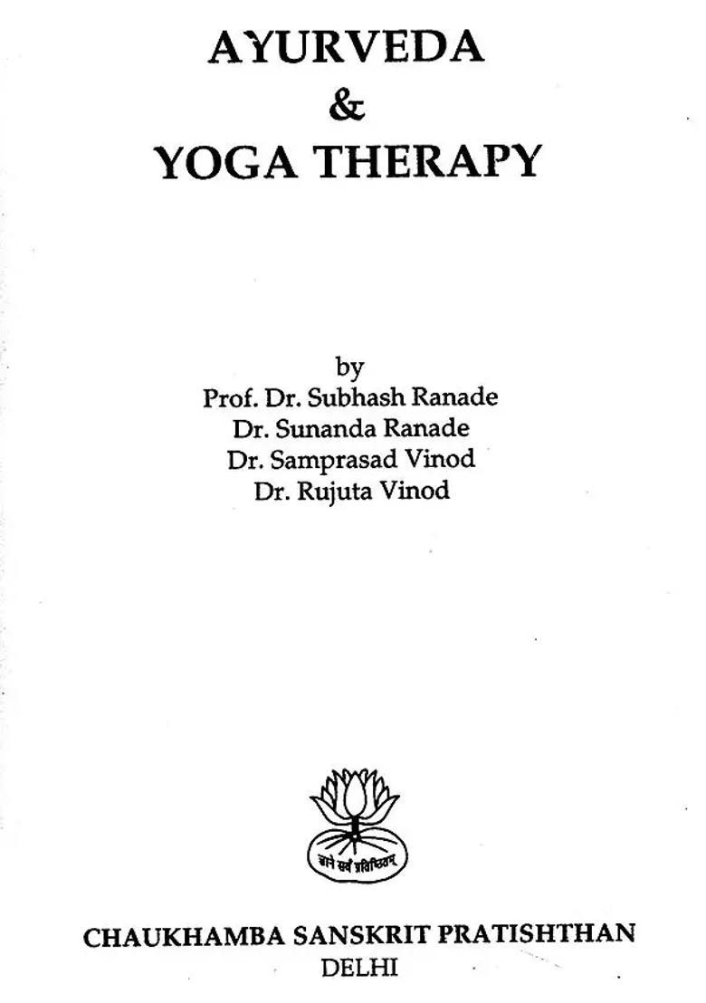 Ayurveda and Yoga Therapy - Indya