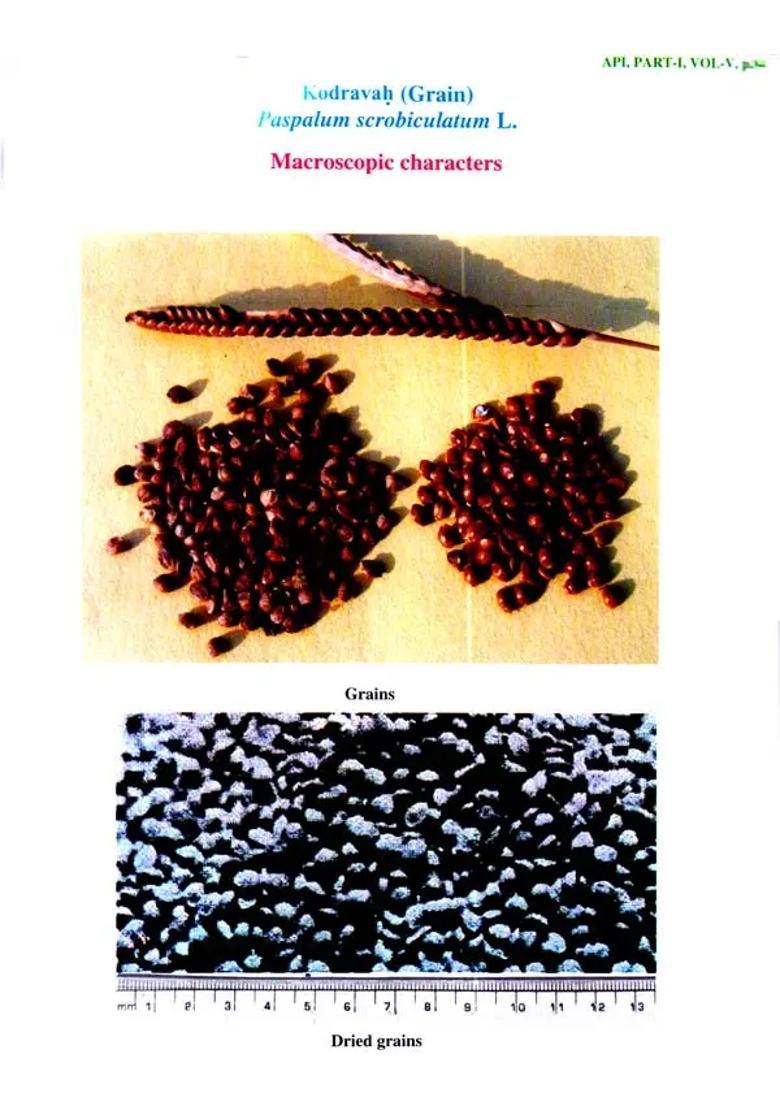 Macroscopic Microscopic Atlas of Pharmacopoeial drugs Ayurvedic Pharmacopoeia of India (PDH-75 Part-I Vol- V) - Indya